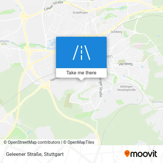 Карта Geleener Straße