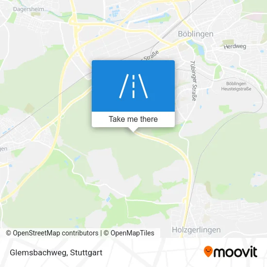 Карта Glemsbachweg
