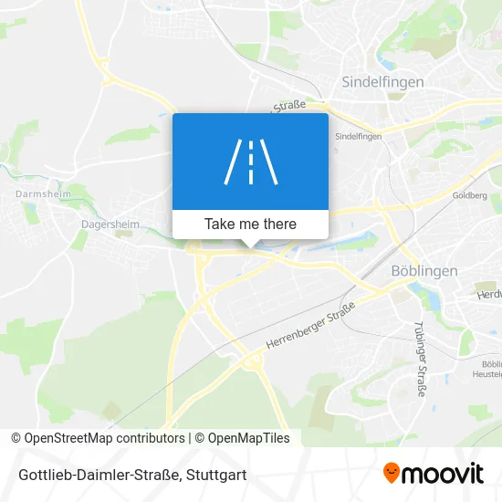 Карта Gottlieb-Daimler-Straße