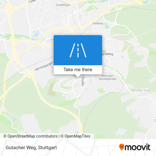 Gutacher Weg map