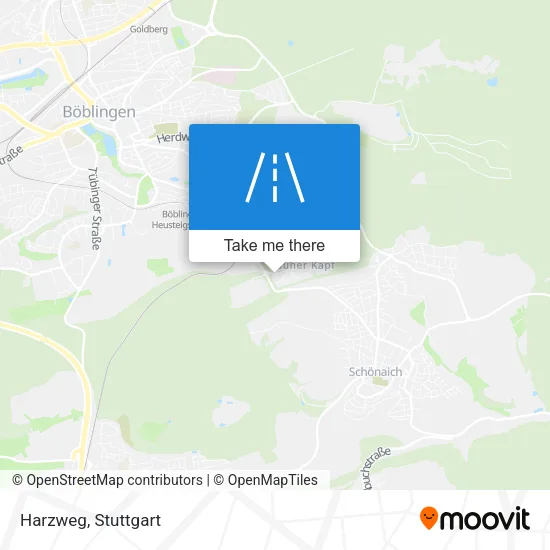Карта Harzweg