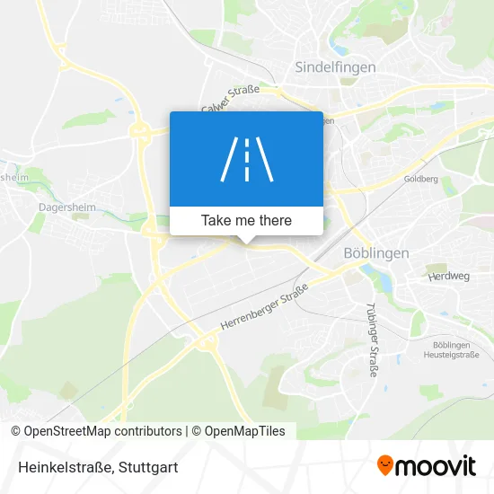 Карта Heinkelstraße