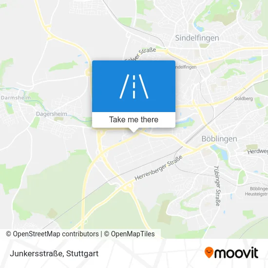 Карта Junkersstraße