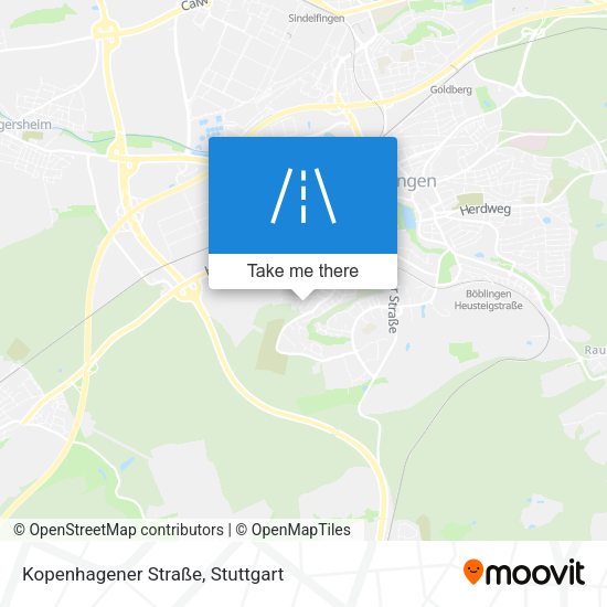 Kopenhagener Straße map