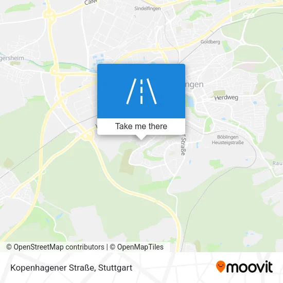Карта Kopenhagener Straße