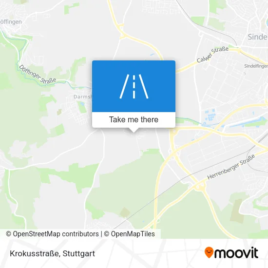 Карта Krokusstraße