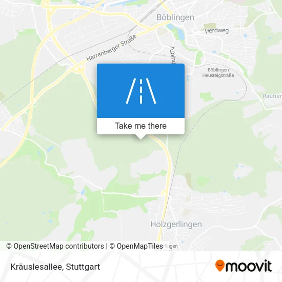 Карта Kräuslesallee