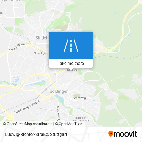 Карта Ludwig-Richter-Straße