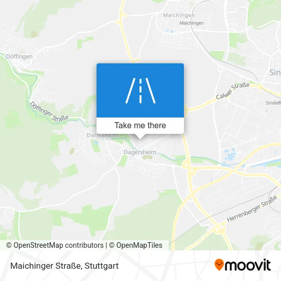 Maichinger Straße map