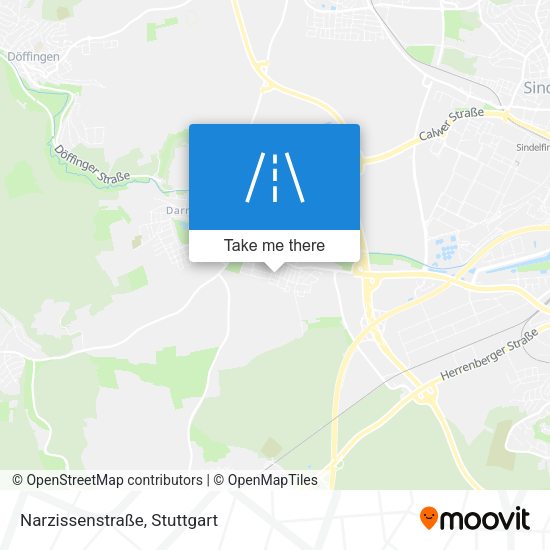Narzissenstraße map