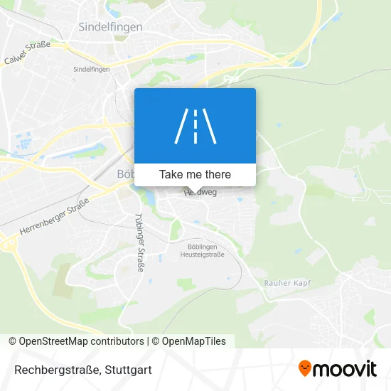 Карта Rechbergstraße