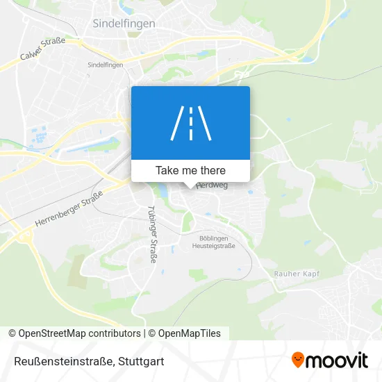 Карта Reußensteinstraße