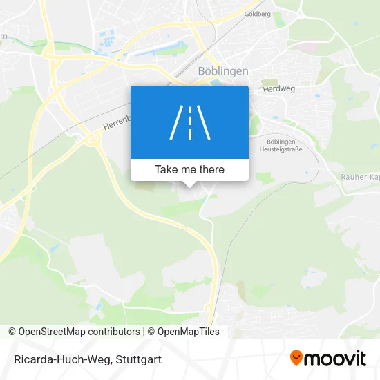Карта Ricarda-Huch-Weg