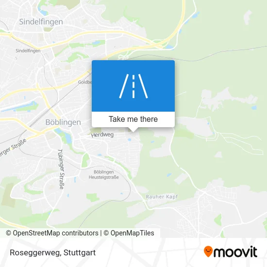 Карта Roseggerweg