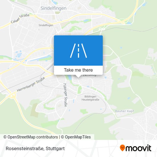 Rosensteinstraße map