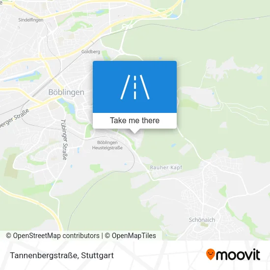 Карта Tannenbergstraße