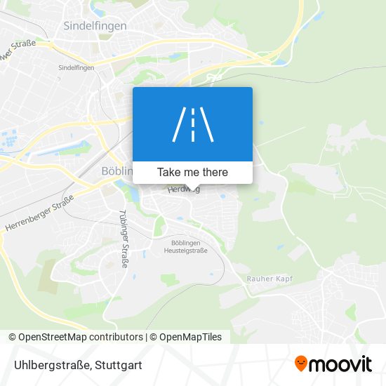 Uhlbergstraße map