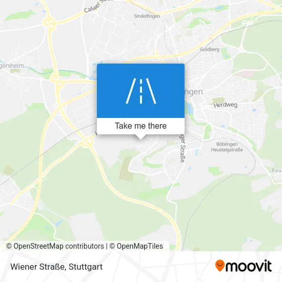 Карта Wiener Straße