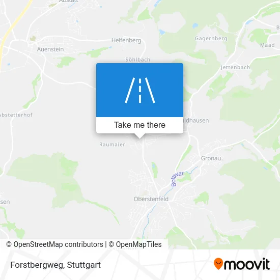 Карта Forstbergweg
