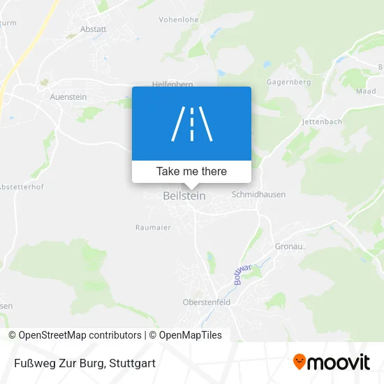 Карта Fußweg Zur Burg