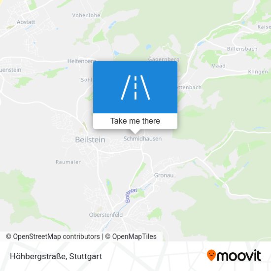 Höhbergstraße map