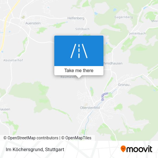Im Köchersgrund map