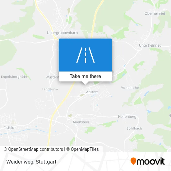 Карта Weidenweg