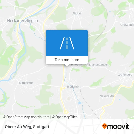 Карта Obere-Au-Weg