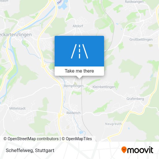 Карта Scheffelweg