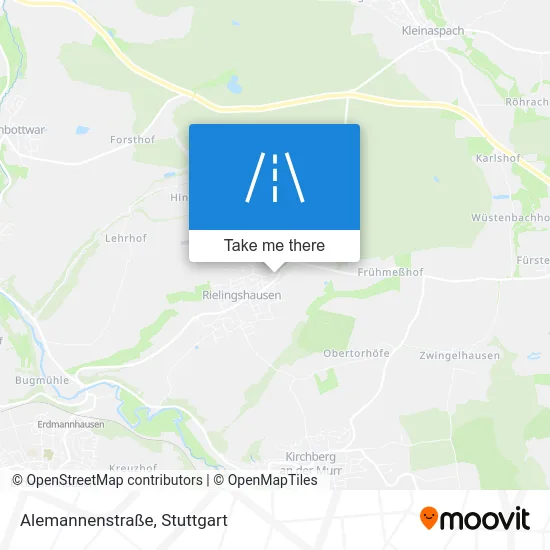 Карта Alemannenstraße