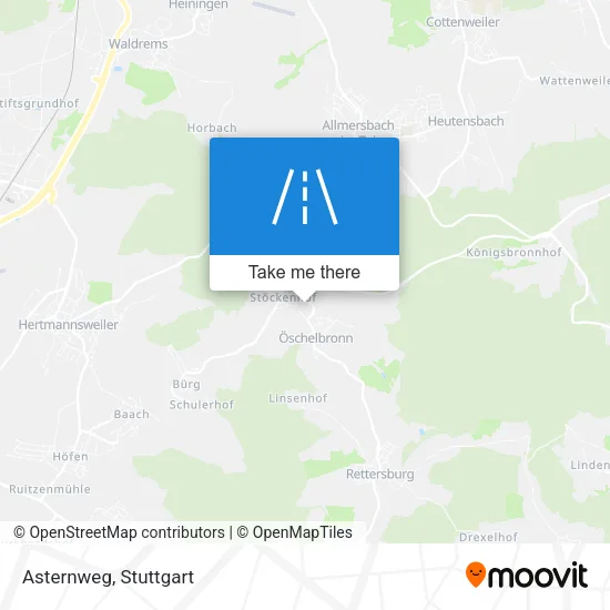 Карта Asternweg