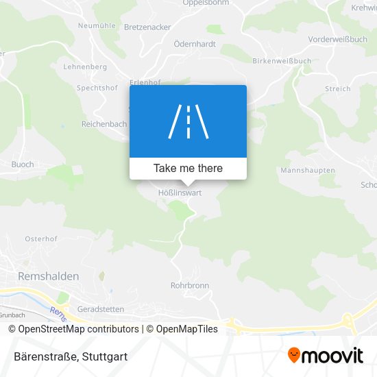 Bärenstraße map