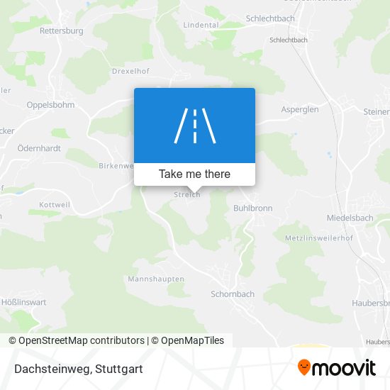 Dachsteinweg map