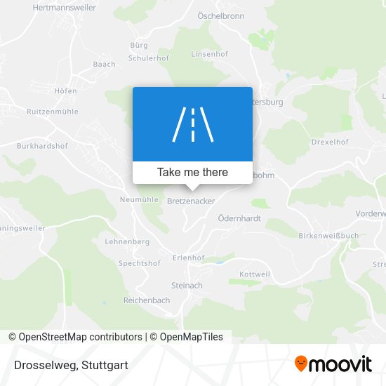 Drosselweg map