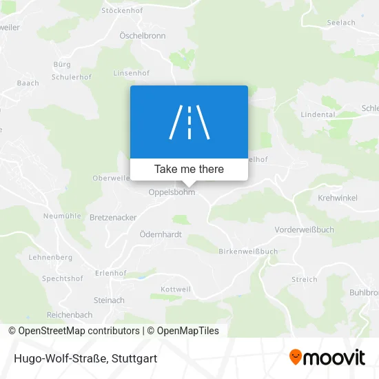 Карта Hugo-Wolf-Straße