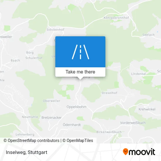 Карта Inselweg