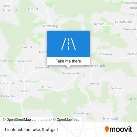 Lichtensteinstraße map
