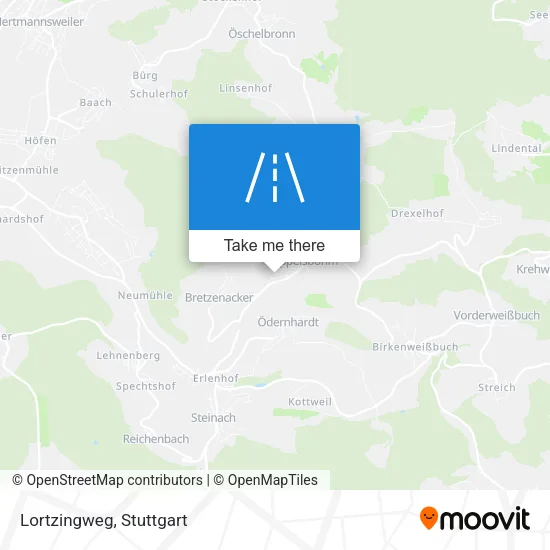 Карта Lortzingweg