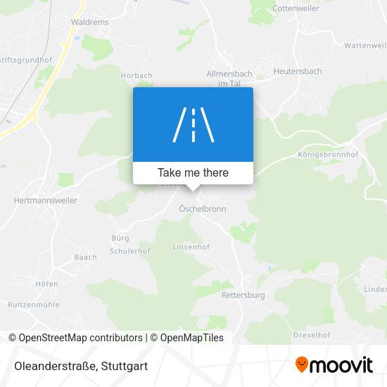 Oleanderstraße map