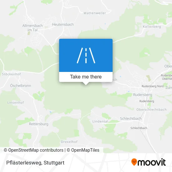 Карта Pflästerlesweg