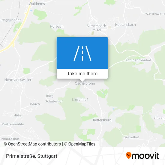 Primelstraße map