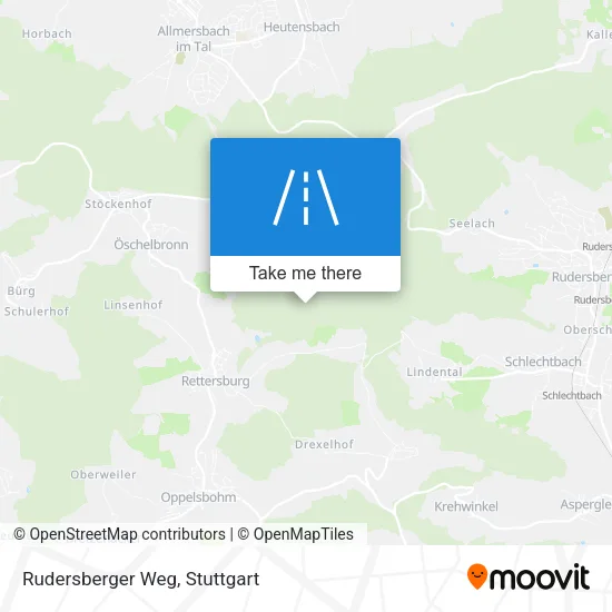Карта Rudersberger Weg