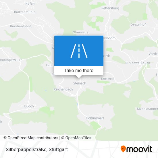 Silberpappelstraße map