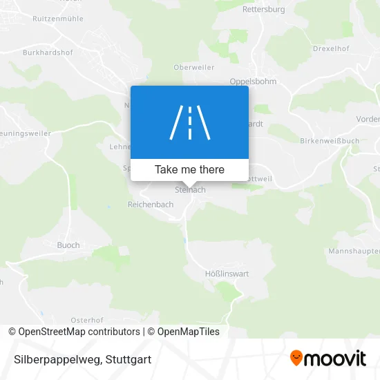 Карта Silberpappelweg