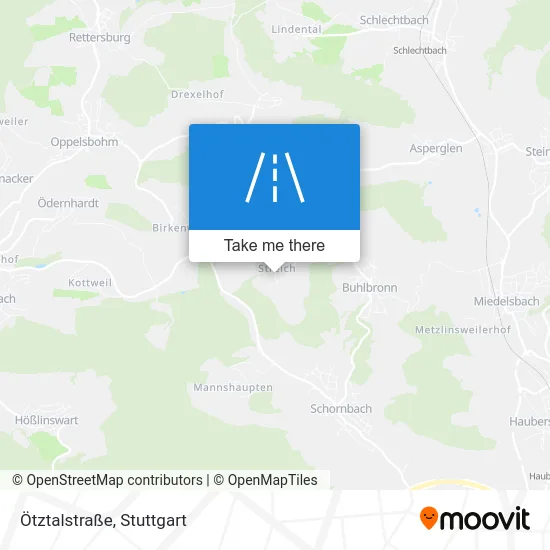 Карта Ötztalstraße