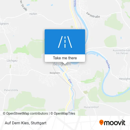 Карта Auf Dem Kies