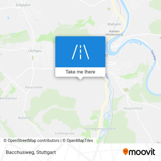 Карта Bacchusweg