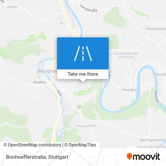 Bonhoefferstraße map