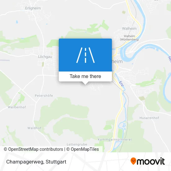 Карта Champagerweg
