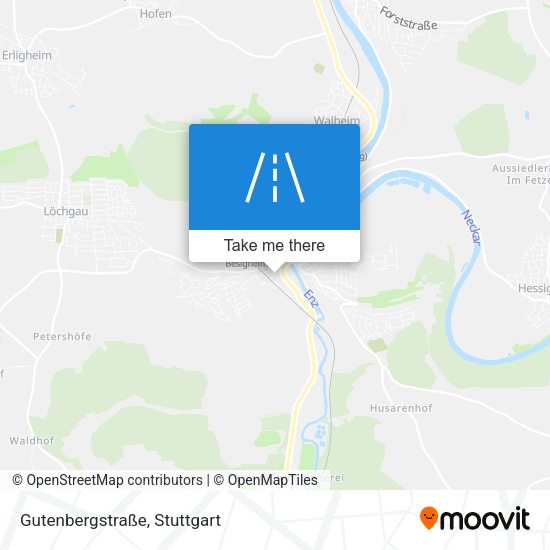 Gutenbergstraße map